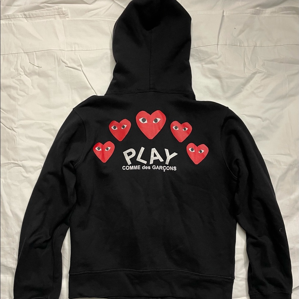Vintage Black Comme Des Garçons hoodie